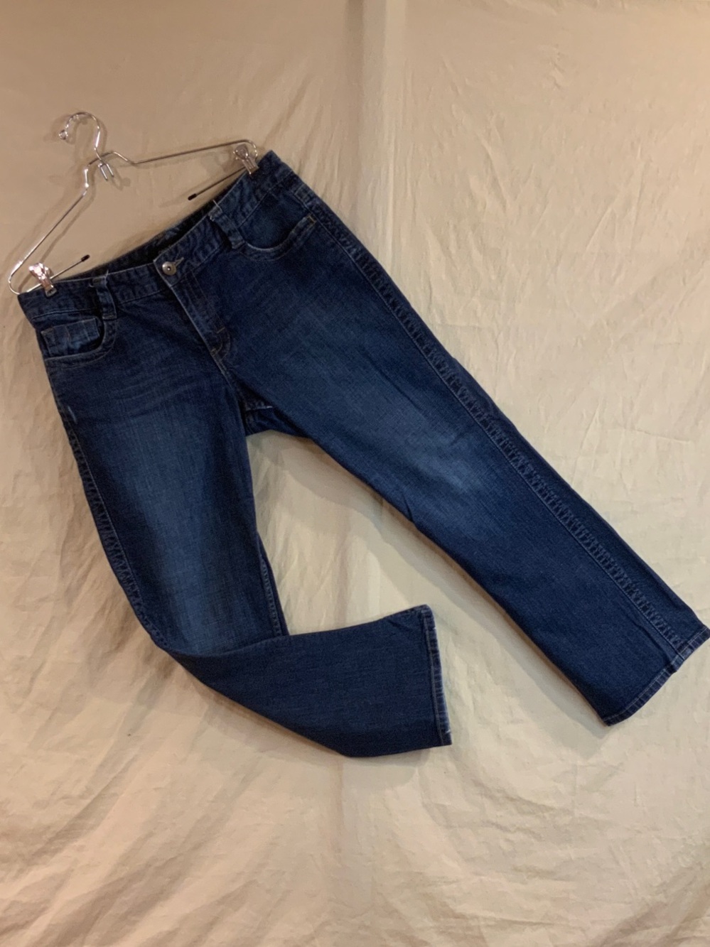 Calvin Klein Jeans Straight Leg Dark Blue Denim